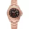 Men Rolex Submariner Skull Limited Edition Black Dial Rose Gold Case And Bracelet 1454086