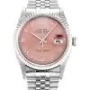 Men Rolex Datejust Pink Dial 16234