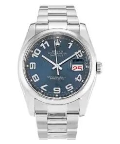 Men Rolex Datejust Blue Dial 116200