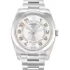 Men Rolex Air-King Silver Arabic 114200