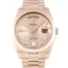 Men Rolex Day-Date Rose Dial 118235