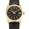 Men Rolex Datejust Black Dial Mid-Size 6827