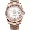 Men Rolex Day-Date White Dial Gold Bracelet 622546