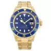 Men Rolex Submariner Blue Dial 16618