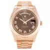 Men Rolex Day-Date II Chocolate 218235