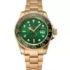 Men Rolex GMT Master II Green Dial And Bezel Gold Case And Bracelet 1453750