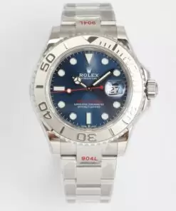 Swiss Rolex Yacht Master Blue Dial Stainless Steel Case And Bracelet SRL20801