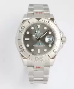 Swiss Rolex Yacht Master Grey Dial Stainless Steel Case And Bracelet SRL20802