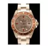 SWISS Rolex GMT Master II Gold Colored Ceramic Bezel Gold Dial Tachymeter Best Luxury Watches SRL13559